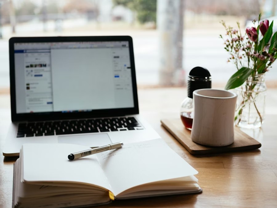 Notebook and pen for tutoring